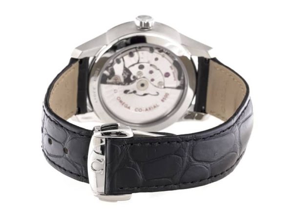 Stainless steel and leather strap 431.13.41.21.02.001 - Image 3