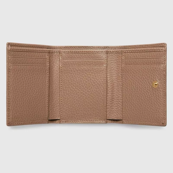 〔GG Marmont〕Leather Tri-Fold Wallet - Image 3